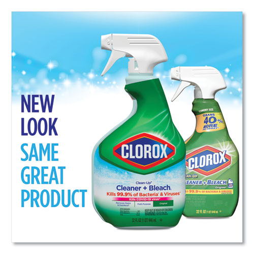 Clorox® Clean-up Cleaner + Bleach, Original, 32 Oz Spray Bottle, 9-carton freeshipping - TVN Wholesale