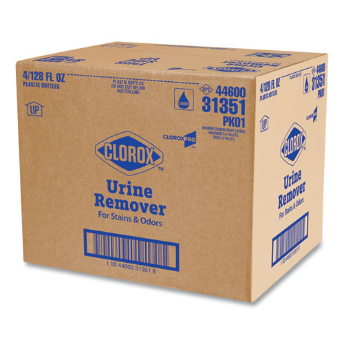 Clorox® Urine Remover For Stains And Odors, 128 Oz Refill Bottle, 4-carton freeshipping - TVN Wholesale