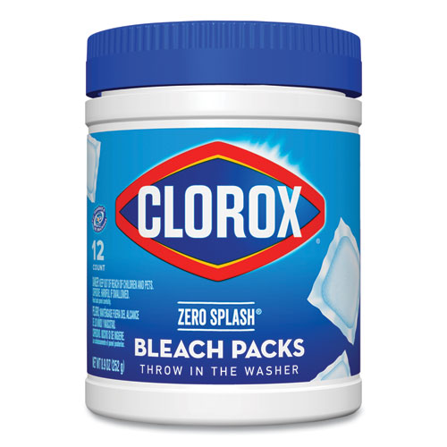 Clorox® Control Bleach Packs, Regular, 12 Tabs-pack, 6 Packs-carton freeshipping - TVN Wholesale