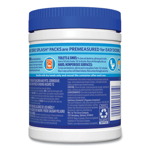 Clorox® Control Bleach Packs, Regular, 12 Tabs-pack, 6 Packs-carton freeshipping - TVN Wholesale