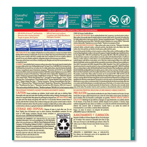 Clorox® Disinfecting Wipes, 7 X 8, Fresh Scent, 700-bucket freeshipping - TVN Wholesale