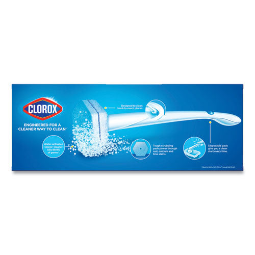 Clorox® Disinfecting Toiletwand Refill Heads, Blue-white, 10-pack, 6 Packs-carton freeshipping - TVN Wholesale