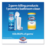 Clorox® Disinfecting Toiletwand Refill Heads, Blue-white, 10-pack, 6 Packs-carton freeshipping - TVN Wholesale