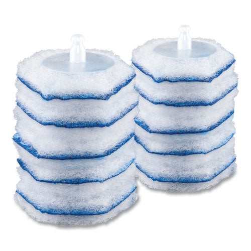 Clorox® Disinfecting Toiletwand Refill Heads, Blue-white, 10-pack, 6 Packs-carton freeshipping - TVN Wholesale