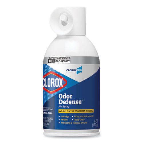 Clorox® Commercial Solutions Odor Defense Wall Mount Refill, Clean Air Scent, 6 Oz Aerosol Spray freeshipping - TVN Wholesale