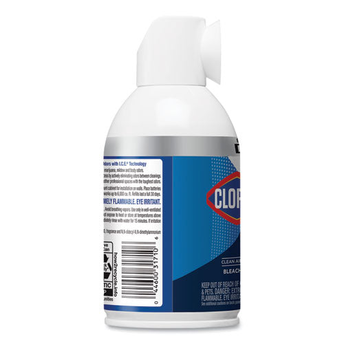 Clorox® Commercial Solutions Odor Defense Wall Mount Refill, Clean Air Scent, 6 Oz Aerosol Spray freeshipping - TVN Wholesale