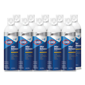 Clorox® Commercial Solutions Odor Defense, Clean Air, 14 Oz Aerosol Spray, 12-carton freeshipping - TVN Wholesale