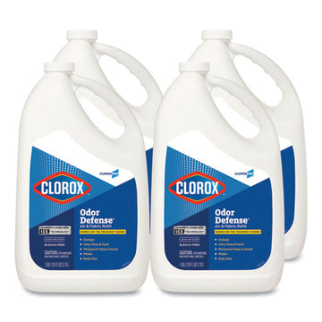 Clorox® Commercial Solutions Odor Defense Air-fabric Spray, Clean Air, 1 Gal Bottle, 4-carton freeshipping - TVN Wholesale