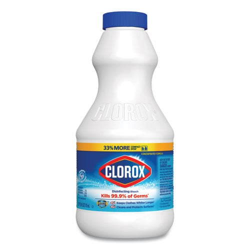 Clorox® Regular Bleach With Cloromax Technology, 24 Oz Bottle, 12-carton freeshipping - TVN Wholesale