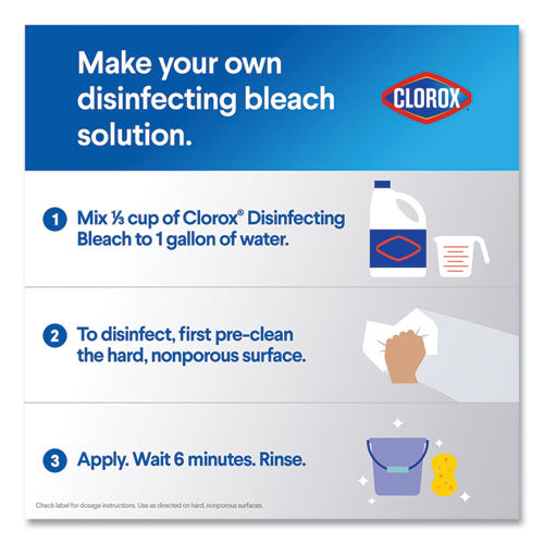 Clorox® Regular Bleach With Cloromax Technology, 24 Oz Bottle, 12-carton freeshipping - TVN Wholesale