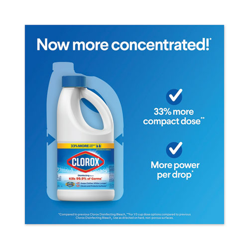 Clorox® Regular Bleach With Cloromax Technology, 43 Oz Bottle, 6-carton freeshipping - TVN Wholesale