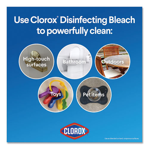 Clorox® Regular Bleach With Cloromax Technology, 43 Oz Bottle, 6-carton freeshipping - TVN Wholesale