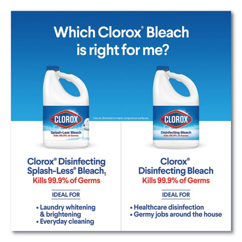 Clorox® Regular Bleach With Cloromax Technology, 43 Oz Bottle, 6-carton freeshipping - TVN Wholesale