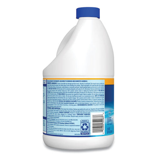 Clorox® Regular Bleach With Cloromax Technology, 81 Oz Bottle, 6-carton freeshipping - TVN Wholesale
