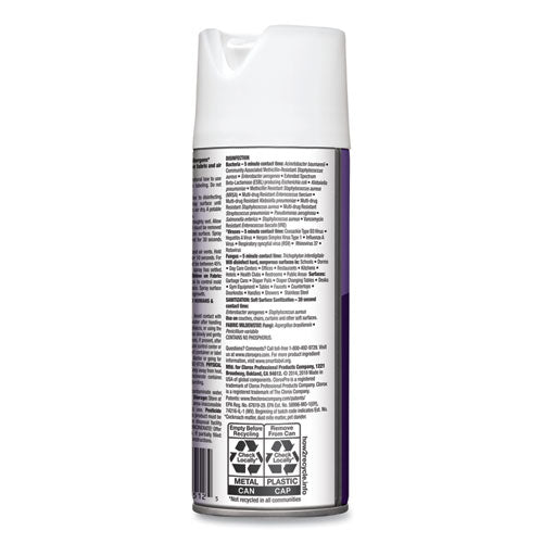 Clorox® 4 In One Disinfectant And Sanitizer, Lavender, 14 Oz Aerosol Spray freeshipping - TVN Wholesale