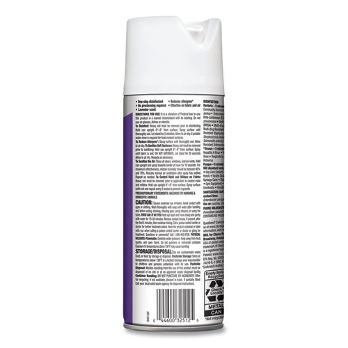 Clorox® 4 In One Disinfectant And Sanitizer, Lavender, 14 Oz Aerosol Spray, 12-carton freeshipping - TVN Wholesale