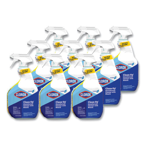 Clorox® Clean-up Disinfectant Cleaner With Bleach, 32 Oz Smart Tube Spray, 9-carton freeshipping - TVN Wholesale
