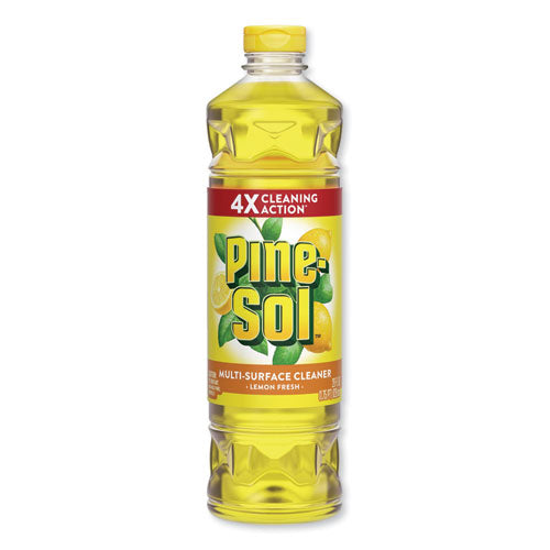 Pine-Sol® Multi-surface Cleaner, Lemon Fresh, 28 Oz Bottle, 12-carton freeshipping - TVN Wholesale