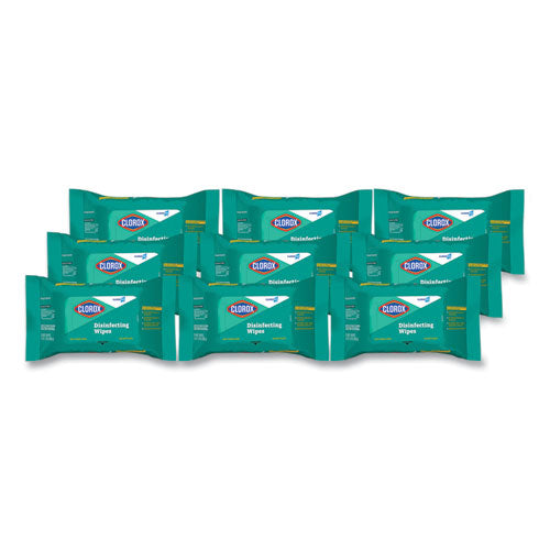 Clorox® Disinfecting Wipes, On The Go Pack, Fresh Scent, 7.25 X 7, 70-pack, 9 Packs-carton freeshipping - TVN Wholesale