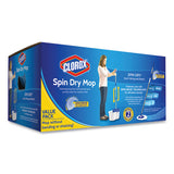 Clorox® Spin Dry Mop, White Cloth Head freeshipping - TVN Wholesale