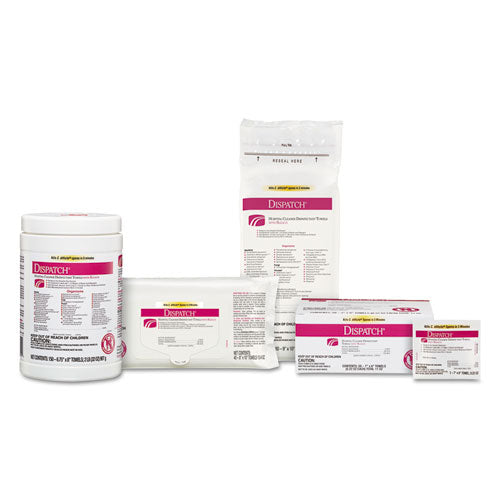 Clorox® Healthcare® Dispatch Cleaner Disinfectant Towels, 6 3-4 X 8, 150-can, 8 Canisters-carton freeshipping - TVN Wholesale