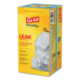 Glad® Odorshield Tall Kitchen Drawstring Bags, 13 Gal, 0.78 Mil, 24" X 27.38", White, 240-carton freeshipping - TVN Wholesale