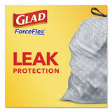 Glad® Odorshield Tall Kitchen Drawstring Bags, 13 Gal, 0.78 Mil, 24" X 27.38", White, 240-carton freeshipping - TVN Wholesale