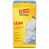 Glad® Odorshield Tall Kitchen Drawstring Bags, 13 Gal, 0.78 Mil, 24" X 27.38", White, 240-carton freeshipping - TVN Wholesale