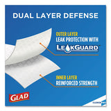Glad® Tall Kitchen Drawstring Trash Bags, 13 Gal, 0.72 Mil, 24" X 27.38", Gray, 400-carton freeshipping - TVN Wholesale