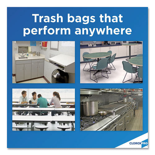 Glad® Tall Kitchen Drawstring Trash Bags, 13 Gal, 0.72 Mil, 24" X 27.38", Gray, 100-box freeshipping - TVN Wholesale