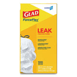 Glad® Tall Kitchen Drawstring Trash Bags, 13 Gal, 0.72 Mil, 24" X 27.38", Gray, 100-box freeshipping - TVN Wholesale