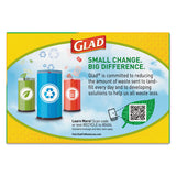 Glad® Tall Kitchen Blue Recycling Bags, 13 Gal, 0.9 Mil, 27.38" X 24", Translucent Blue, 45-box freeshipping - TVN Wholesale
