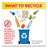 Glad® Tall Kitchen Blue Recycling Bags, 13 Gal, 0.9 Mil, 27.38" X 24", Translucent Blue, 45-box freeshipping - TVN Wholesale