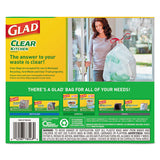 Glad® Recycling Tall Kitchen Drawstring Trash Bags, 13 Gal, 0.9 Mil, 24" X 27.38", Clear, 180-carton freeshipping - TVN Wholesale