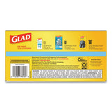 Glad® Odorshield Tall Kitchen Drawstring Bags, 13 Gal, 0.72 Mil, 24" X 27.38", White, 80-box freeshipping - TVN Wholesale