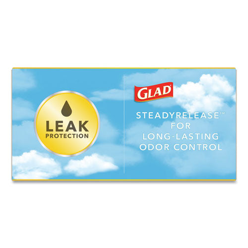 Glad® Odorshield Tall Kitchen Drawstring Bags, 13 Gal, 0.72 Mil, 24" X 27.38", White, 240-carton freeshipping - TVN Wholesale