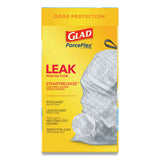 Glad® Odorshield Tall Kitchen Drawstring Bags, 13 Gal, 0.72 Mil, 24" X 27.38", White, 240-carton freeshipping - TVN Wholesale