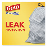 Glad® Odorshield Tall Kitchen Drawstring Bags, 13 Gal, 0.72 Mil, 24" X 27.38", White, 240-carton freeshipping - TVN Wholesale