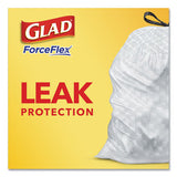 Glad® Odorshield Tall Kitchen Drawstring Bags, 13 Gal, 0.95 Mil, 24" X 27.38", White, 80-box freeshipping - TVN Wholesale