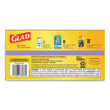Glad® Odorshield Tall Kitchen Drawstring Bags, 13 Gal, 0.95 Mil, 24" X 27.38", White, 80-box freeshipping - TVN Wholesale
