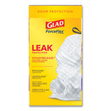Glad® Odorshield Tall Kitchen Drawstring Bags, 13 Gal, 0.95 Mil, 24" X 27.38", White, 240-carton freeshipping - TVN Wholesale