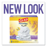Glad® Odorshield Tall Kitchen Drawstring Bags, 13 Gal, 0.95 Mil, 24" X 27.38", White, 240-carton freeshipping - TVN Wholesale
