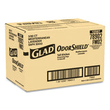 Glad® Odorshield Tall Kitchen Drawstring Bags, 13 Gal, 0.95 Mil, 24" X 27.38", White, 240-carton freeshipping - TVN Wholesale