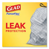 Glad® Odorshield Tall Kitchen Drawstring Bags, 13 Gal, 0.95 Mil, 24" X 27.38", White, 240-carton freeshipping - TVN Wholesale