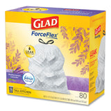 Glad® Odorshield Tall Kitchen Drawstring Bags, 13 Gal, 0.95 Mil, 24" X 27.38", White, 240-carton freeshipping - TVN Wholesale