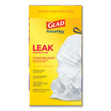 Glad® Odorshield Tall Kitchen Drawstring Bags, 13 Gal, 0.95 Mil, 24" X 27.38", White, 240-carton freeshipping - TVN Wholesale