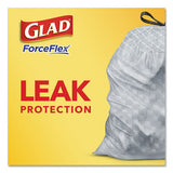 Glad® Tall Kitchen Drawstring Trash Bags, 13 Gal, 0.72 Mil, 23.75" X 24.88", White, 240-carton freeshipping - TVN Wholesale