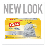 Glad® Tall Kitchen Drawstring Trash Bags, 13 Gal, 0.72 Mil, 23.75" X 24.88", White, 240-carton freeshipping - TVN Wholesale