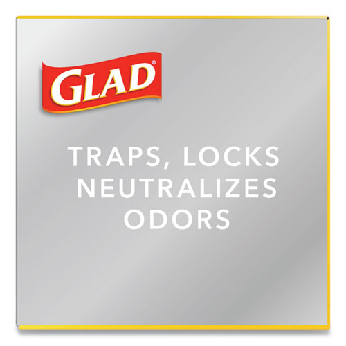 Glad® Tall Kitchen Drawstring Trash Bags, 13 Gal, 0.72 Mil, 23.75" X 24.88", White, 240-carton freeshipping - TVN Wholesale