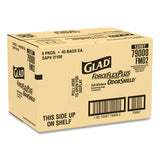 Glad® Tall Kitchen Drawstring Trash Bags, 13 Gal, 0.72 Mil, 23.75" X 24.88", White, 240-carton freeshipping - TVN Wholesale